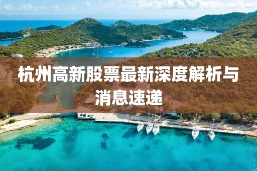 杭州高新股票最新深度解析與消息速遞