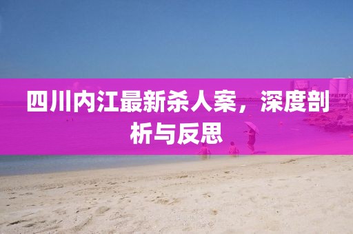 四川內(nèi)江最新殺人案，深度剖析與反思