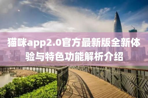 貓咪app2.0官方最新版全新體驗(yàn)與特色功能解析介紹