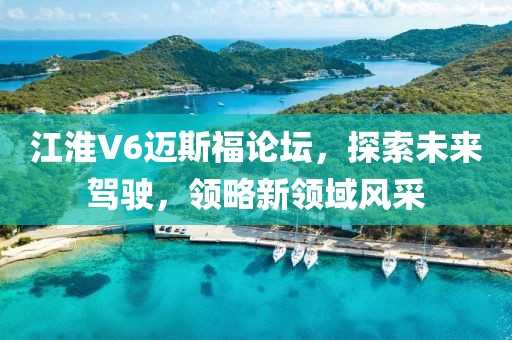 江淮V6邁斯福論壇，探索未來駕駛，領(lǐng)略新領(lǐng)域風(fēng)采