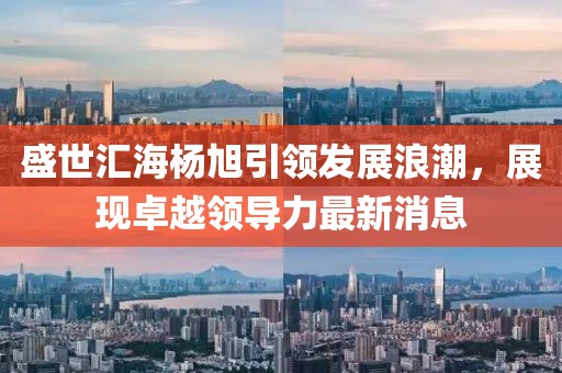 盛世匯海楊旭引領(lǐng)發(fā)展浪潮，展現(xiàn)卓越領(lǐng)導(dǎo)力最新消息