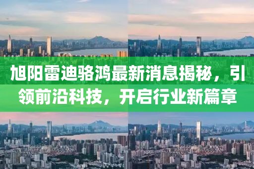 旭陽雷迪駱鴻最新消息揭秘，引領(lǐng)前沿科技，開啟行業(yè)新篇章