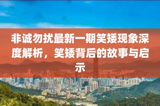 非誠勿擾最新一期笑矮現(xiàn)象深度解析，笑矮背后的故事與啟示