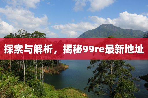 探索與解析，揭秘99re最新地址