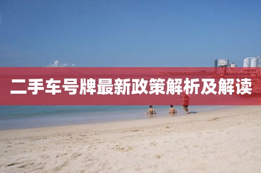 二手車號(hào)牌最新政策解析及解讀