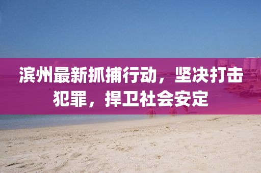 濱州最新抓捕行動，堅決打擊犯罪，捍衛(wèi)社會安定