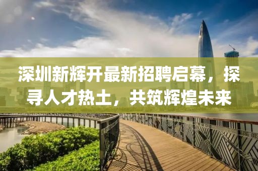 深圳新輝開最新招聘啟幕，探尋人才熱土，共筑輝煌未來