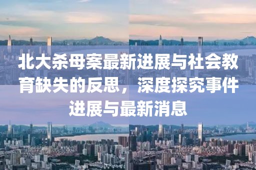 北大殺母案最新進(jìn)展與社會教育缺失的反思，深度探究事件進(jìn)展與最新消息